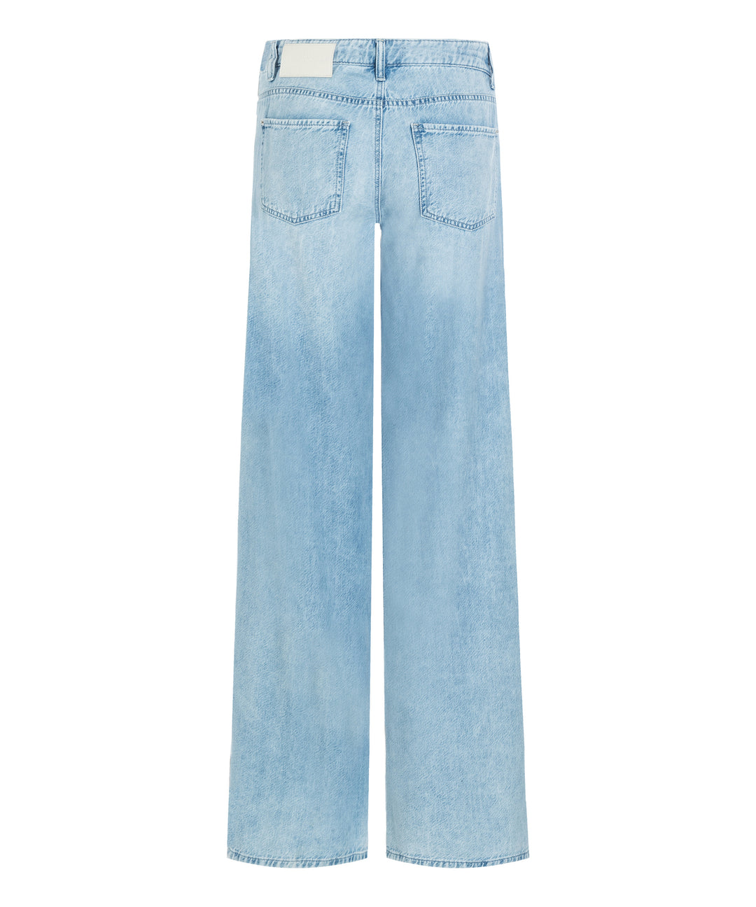 Cambio Alek flared jeans drapy-64% Katoen<br />36% Lyocell-DAMES BROEKEN-Blauw