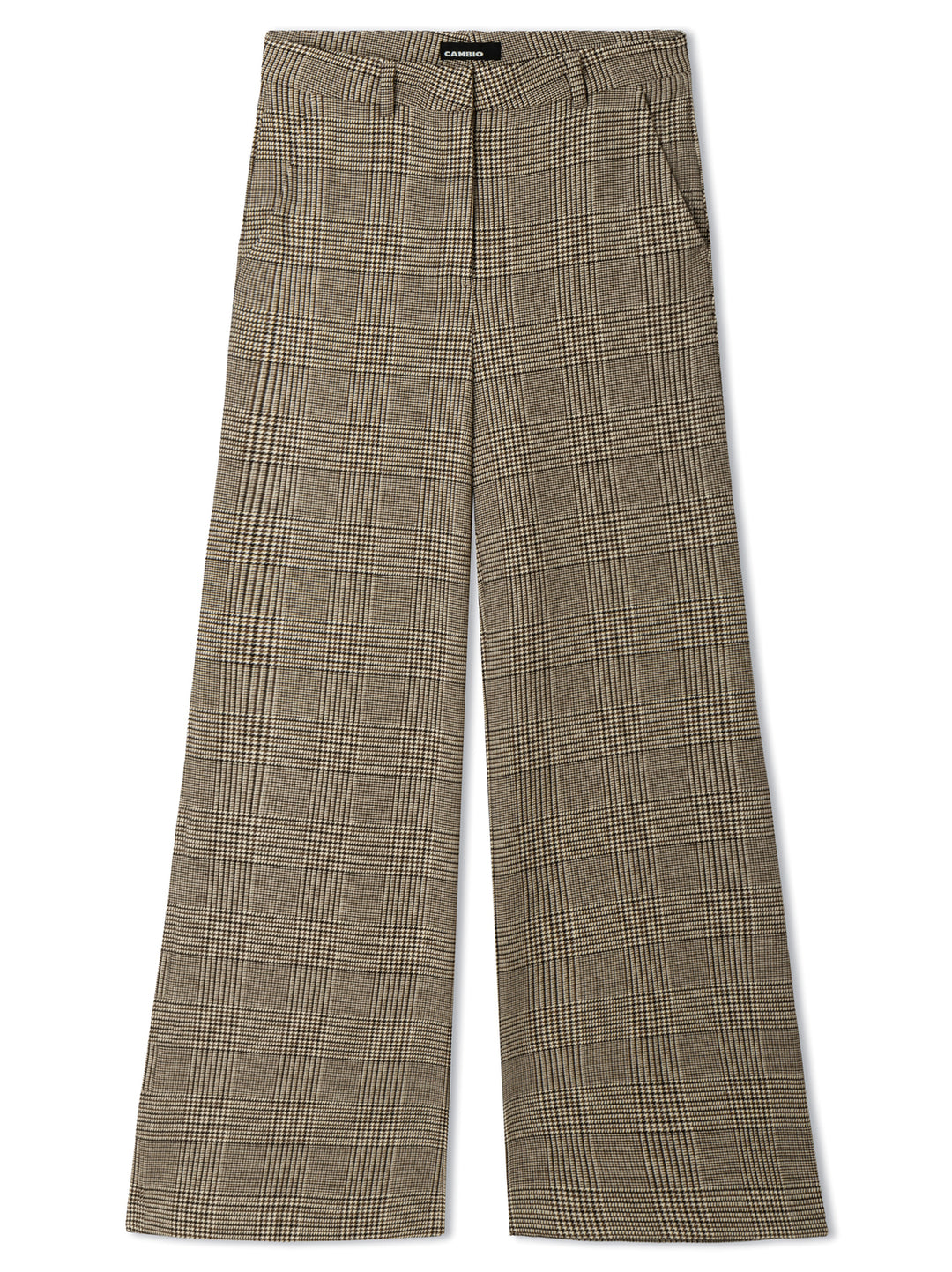 Cambio Alexis Pantalon – Bruin-61% polyester, 28% viscose, 11% wol, 2% elastaan-DAMES BROEKEN-Bruin