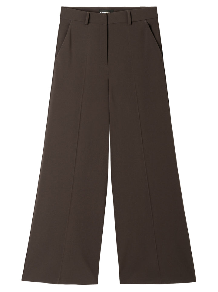 Cambio Alexis Pantalon – Bruin-90% polyester, 10% polyurethaan-DAMES BROEKEN-Bruin