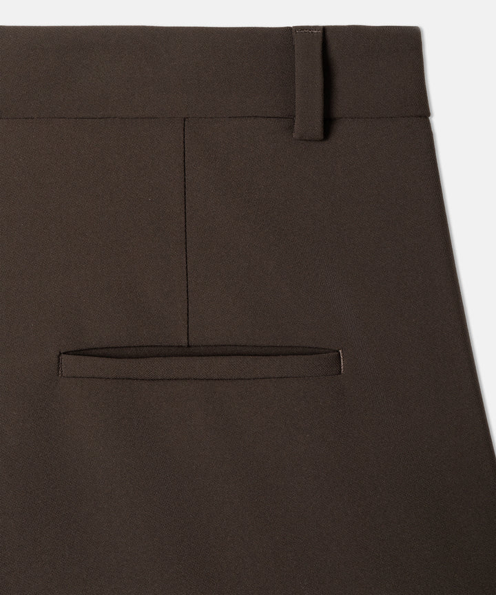 Cambio Alexis Pantalon – Bruin-90% polyester, 10% polyurethaan-DAMES BROEKEN-Bruin