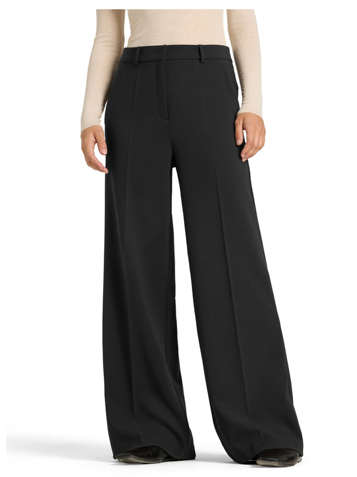 Cambio Alexis Pantalon – Zwart-90% polyester, 10% polyurethaan-DAMES BROEKEN-Zwart