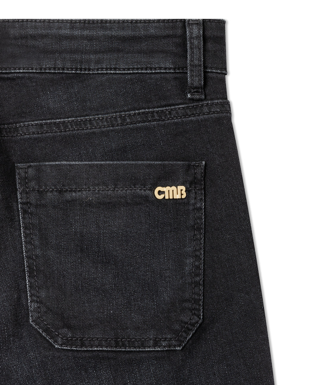 Cambio Amara Flared Jeans – Zwart-57% katoen, 37% modal, 4% elastomultiester, 2% elasthaan-DAMES BROEKEN-Zwart