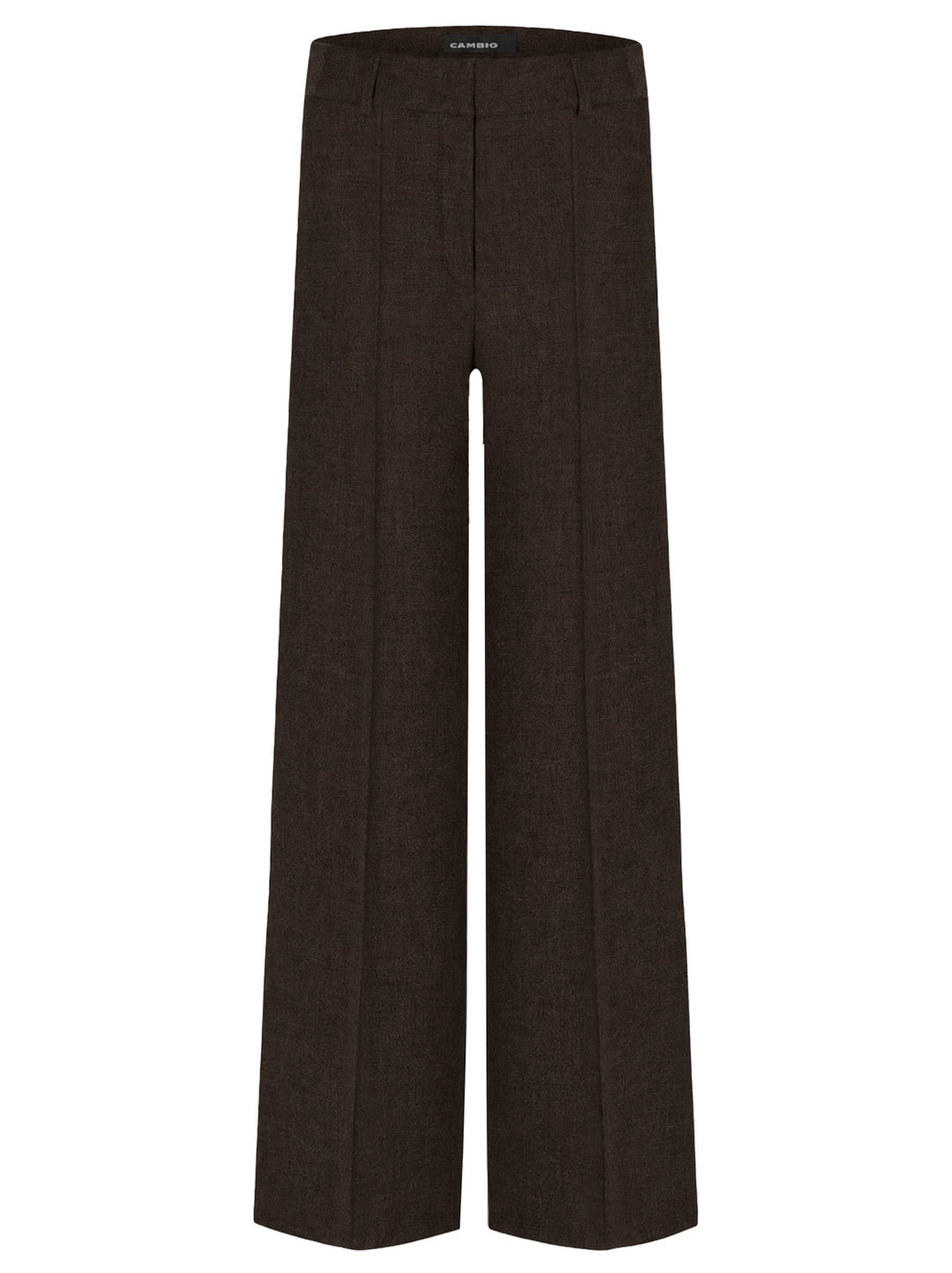 Cambio Amelie Pantalon – Bruin-62% polyester, 26% viscose, 9% wol, 3% elastaan<br />-DAMES BROEKEN-Bruin