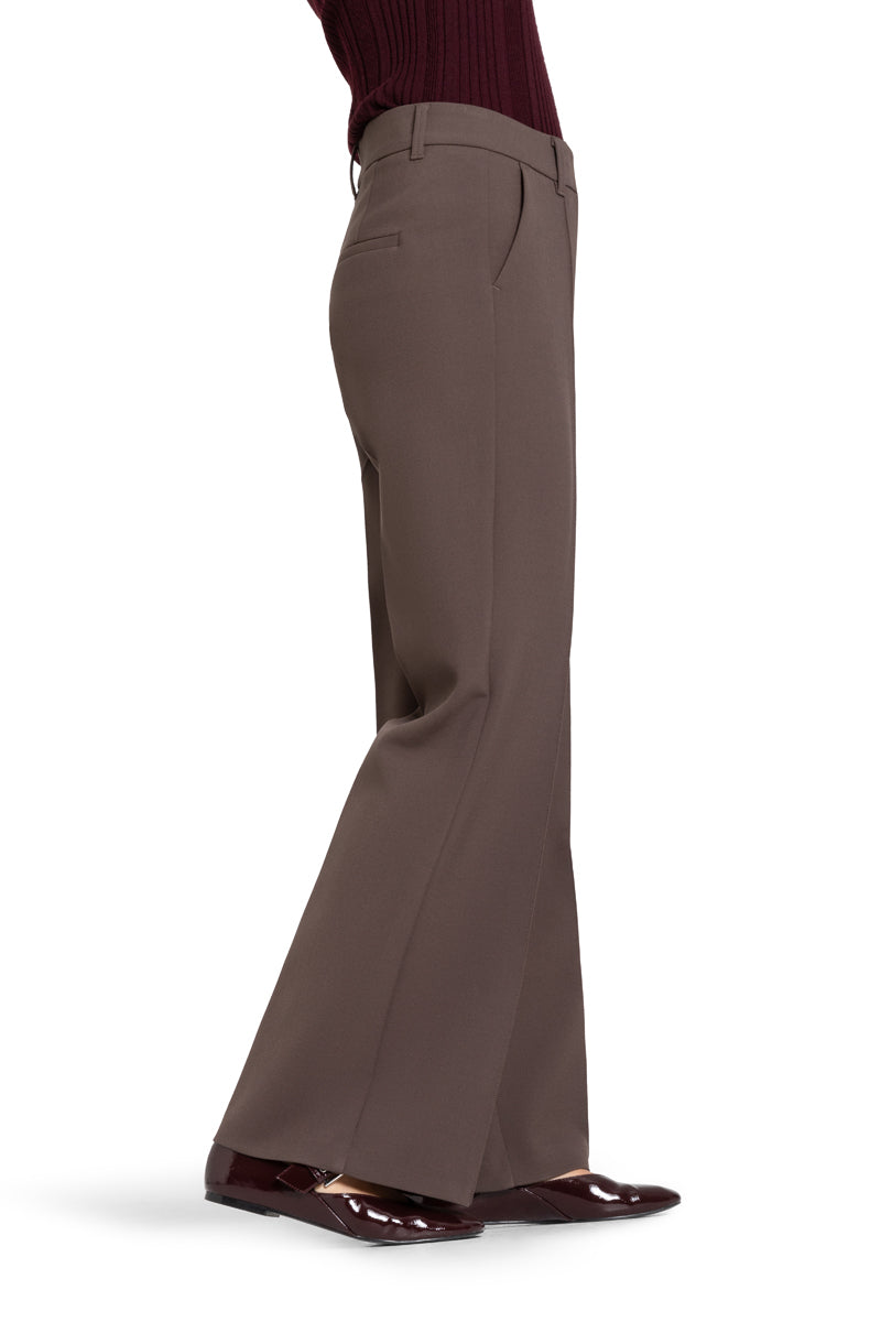 Cambio Amelie Pantalon – Bruin-63% polyester, 27% viscose, 7% katoen, 3% elastaan-DAMES BROEKEN-Bruin