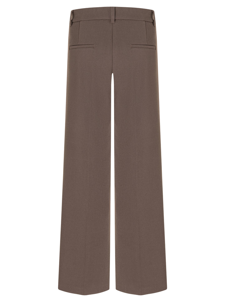 Cambio Amelie Pantalon – Bruin-63% polyester, 27% viscose, 7% katoen, 3% elastaan-DAMES BROEKEN-Bruin