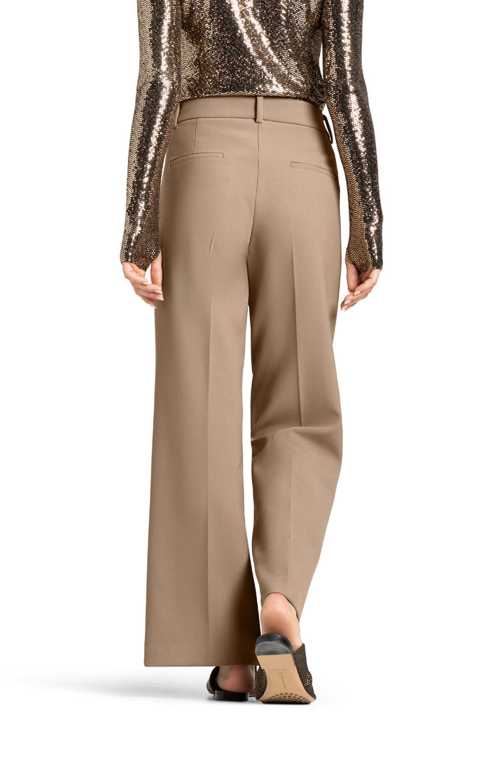 Cambio Amelie pantalon bruin-63% polyester, 27% viskose, 7% kateon, 3% elasthaan-DAMES BROEKEN-Bruin