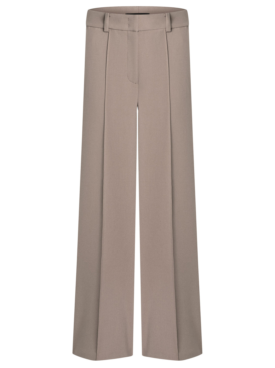 Cambio Amelie pantalon bruin-63% polyester, 27% viskose, 7% kateon, 3% elasthaan-DAMES BROEKEN-Bruin