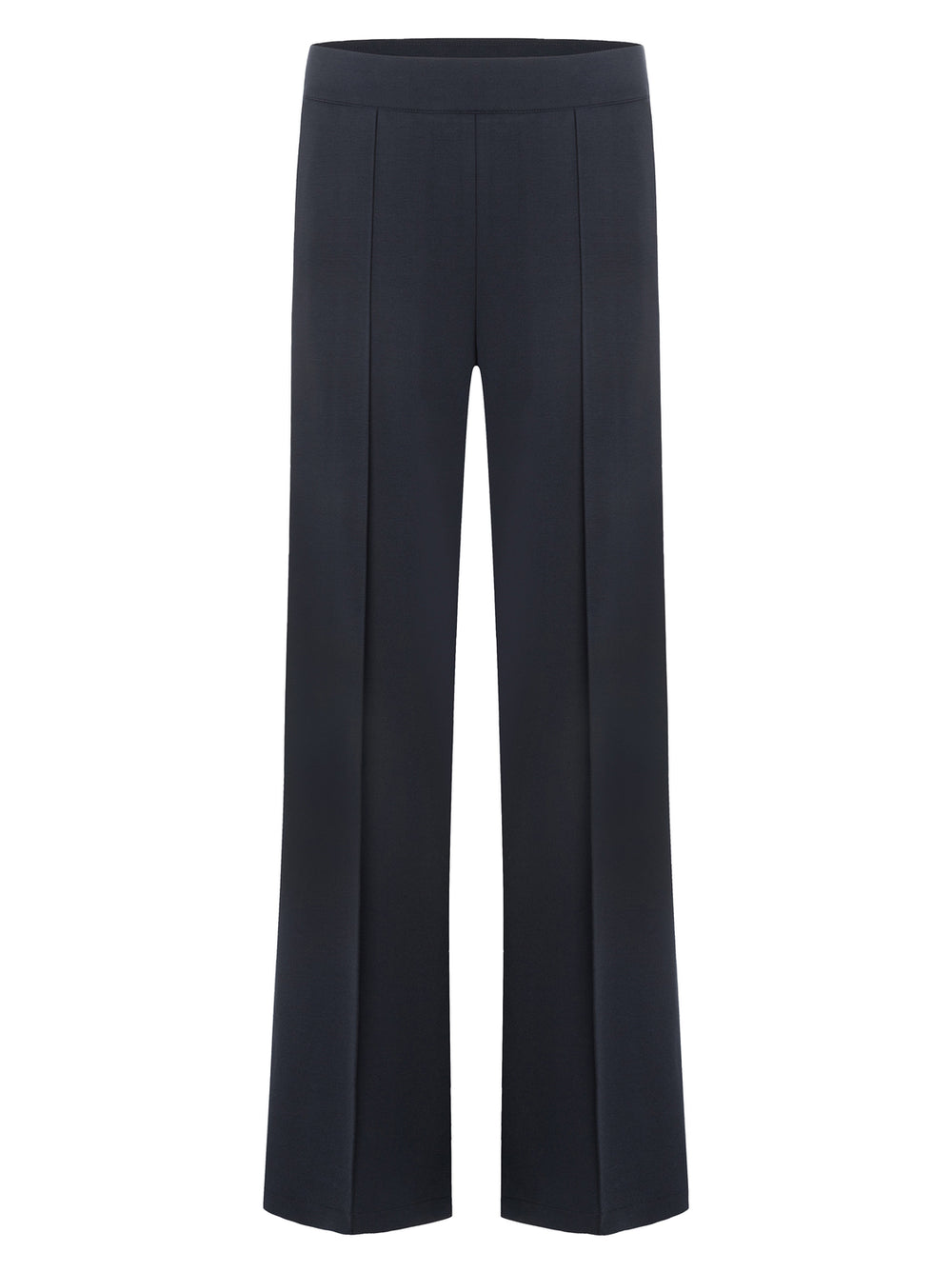 Cambio Ava broek Dark Navy-67% Viscose<br />29% Polyamide<br />4% Elastaan-DAMES BROEKEN-Blauw