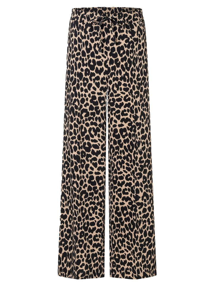 Cambio Avril black leo-100% Polyester-DAMES BROEKEN-Zwart