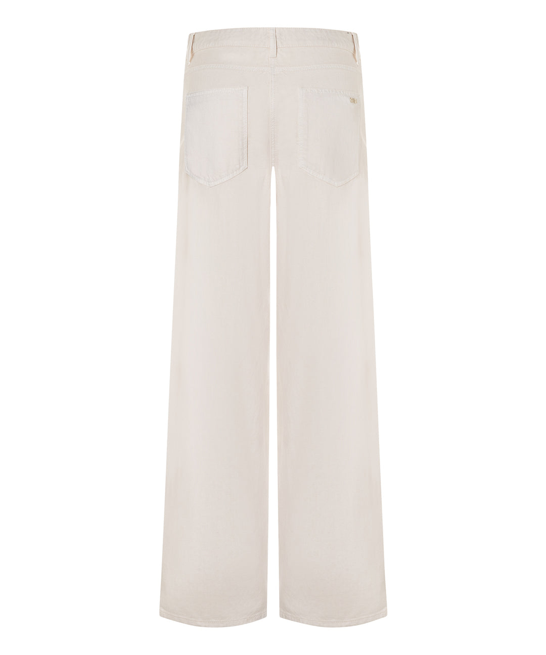 Cambio Baggy Jeans – Beige-60% lyocell, 27% katoen, 3% linnen-DAMES BROEKEN-Beige