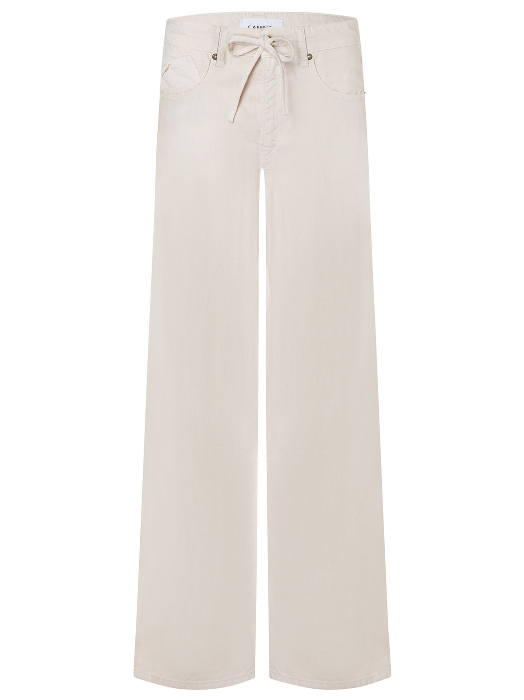 Cambio Baggy Jeans – Beige-60% lyocell, 27% katoen, 3% linnen-DAMES BROEKEN-Beige