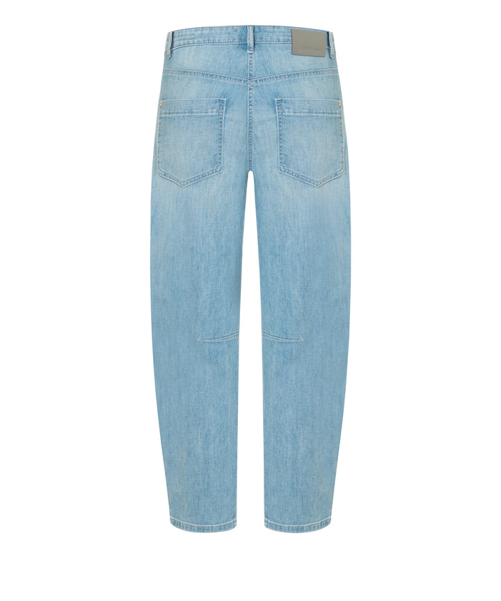 Cambio Baggy Jeans – Blauw-91% katoen, 7% elastisch polyamide, 2% elastaan-DAMES BROEKEN-Blauw