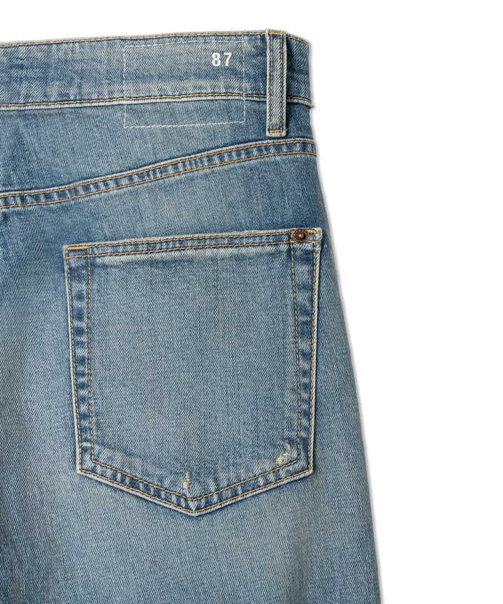 Cambio Baggy jeans – Blauw-98% katoen, 2% elastaan-DAMES BROEKEN-Blauw