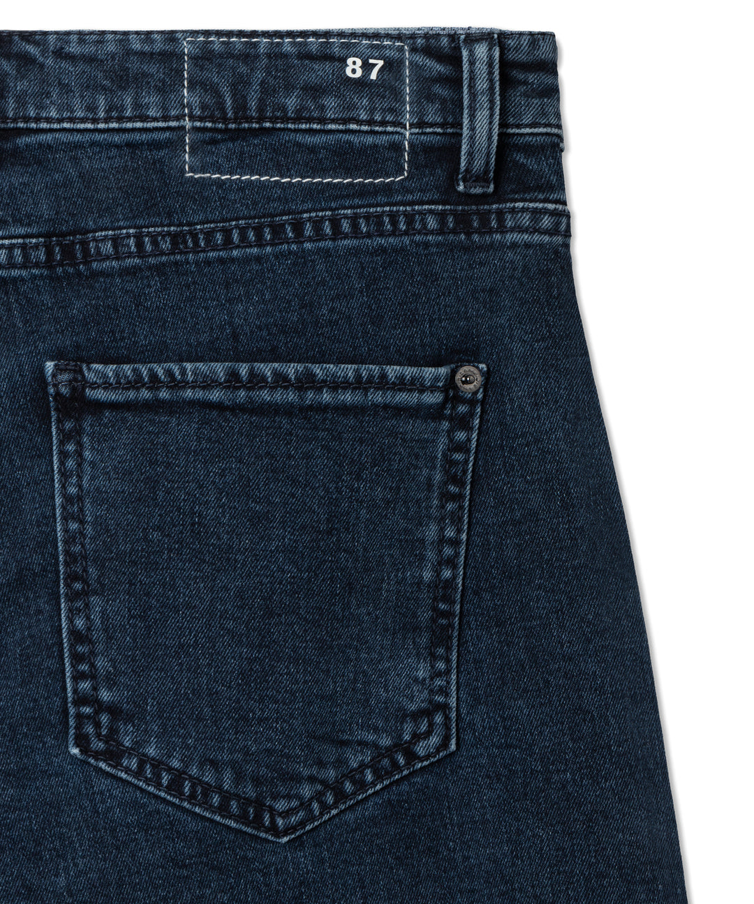 Cambio Baggy Jeans – Blauw-98% katoen, 2% elasthaan-DAMES BROEKEN-Blauw