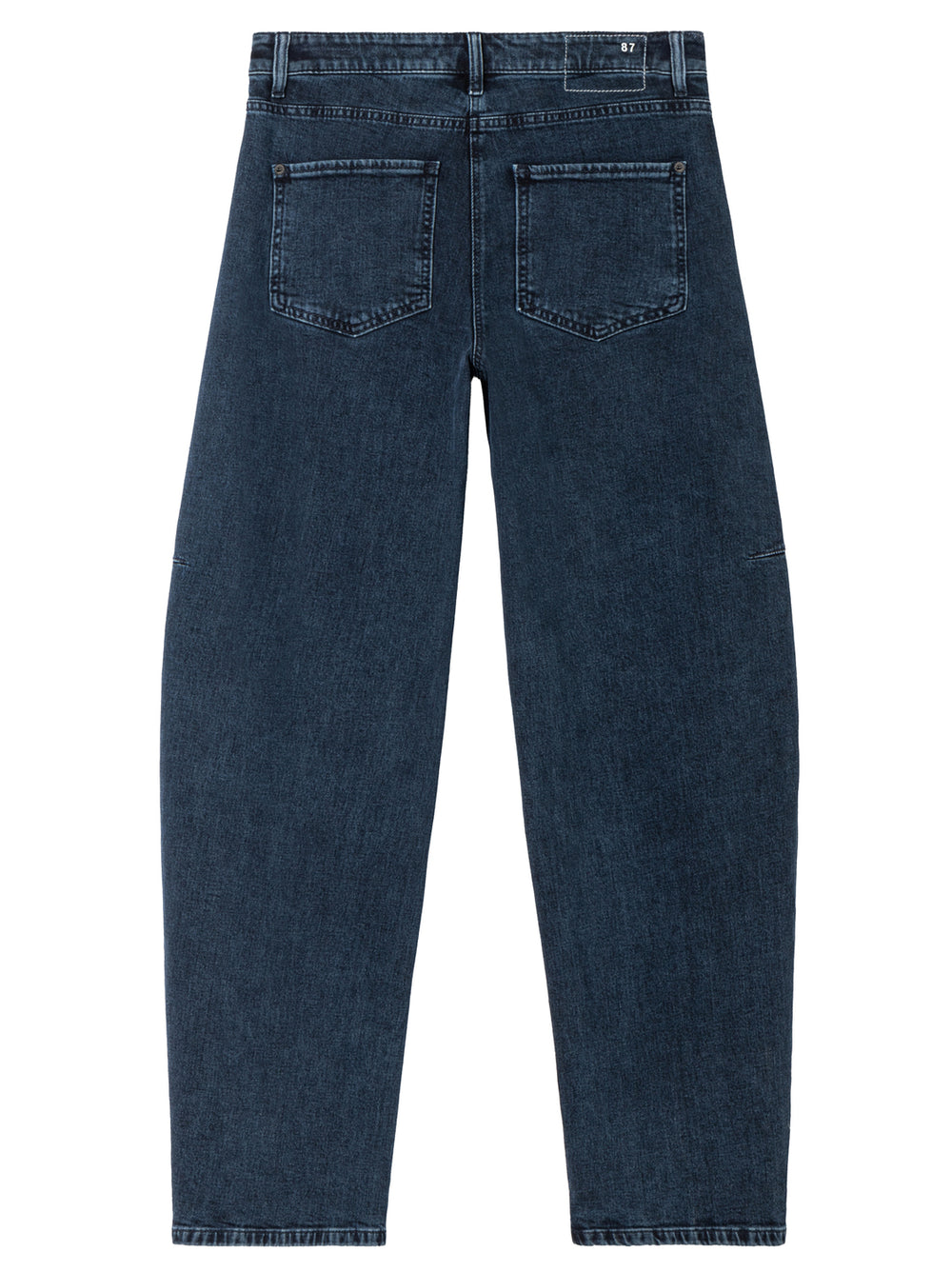 Cambio Baggy Jeans – Blauw-98% katoen, 2% elasthaan-DAMES BROEKEN-Blauw