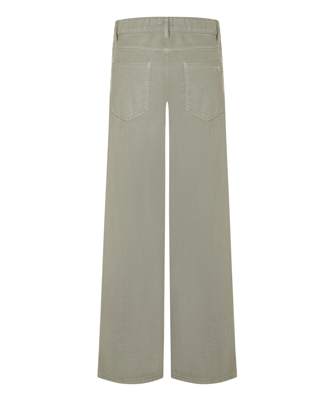 Cambio Baggy Jeans – Groen-60% lyocell, 27% katoen, 3% linnen-DAMES BROEKEN-Groen