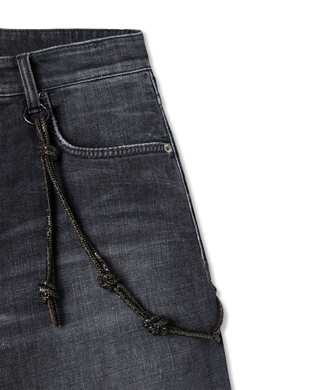 Cambio Baggy Jeans – Zwart-97% katoen, 3% elastaan-DAMES BROEKEN-Zwart