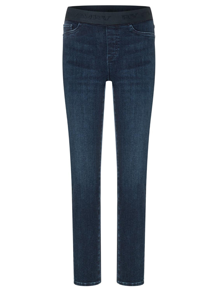 Cambio broek PHILLA-81% katoen, 11% lyocell, 6% elastomultiester, 2% elasthaan-DAMES BROEKEN-Blauw