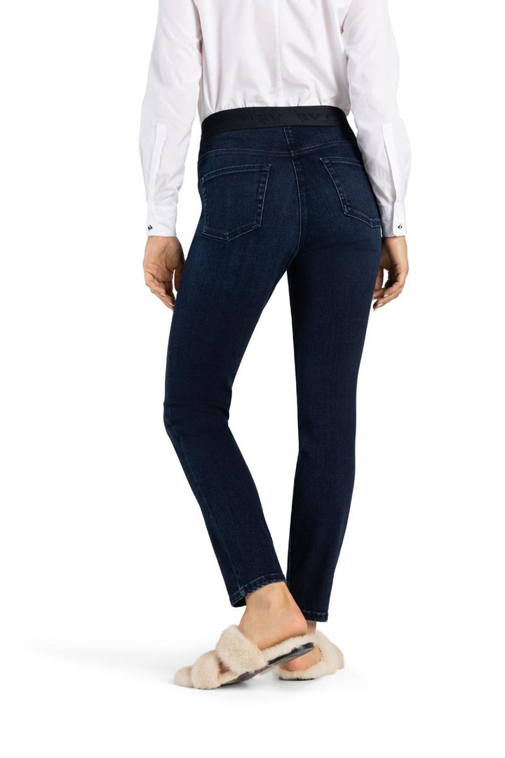 Cambio broek PHILLA-81% katoen, 11% lyocell, 6% elastomultiester, 2% elasthaan-DAMES BROEKEN-Blauw