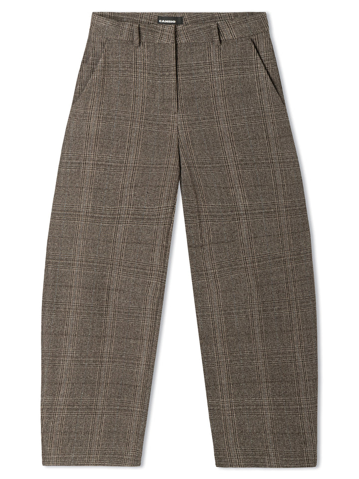 Cambio Edita Pantalon – Bruin-68% polyester, 29% viscose, 3% elastaan-DAMES BROEKEN-Bruin