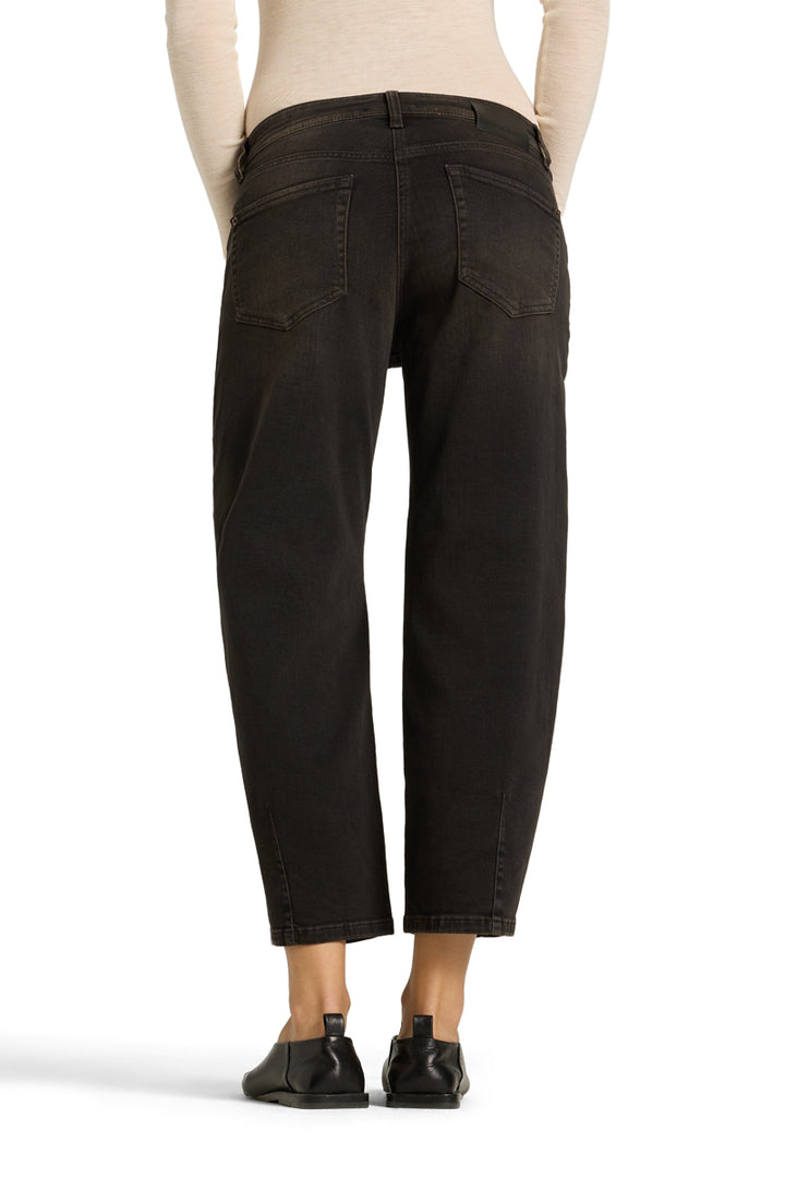 Cambio Elin Barrel Jeans – Bruin-92% katoen, 6% elastisch polyamide, 2% elastaan-DAMES BROEKEN-Bruin