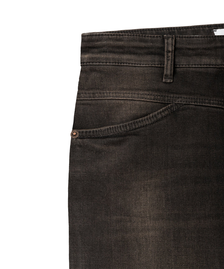 Cambio Elin Barrel Jeans – Bruin-92% katoen, 6% elastisch polyamide, 2% elastaan-DAMES BROEKEN-Bruin