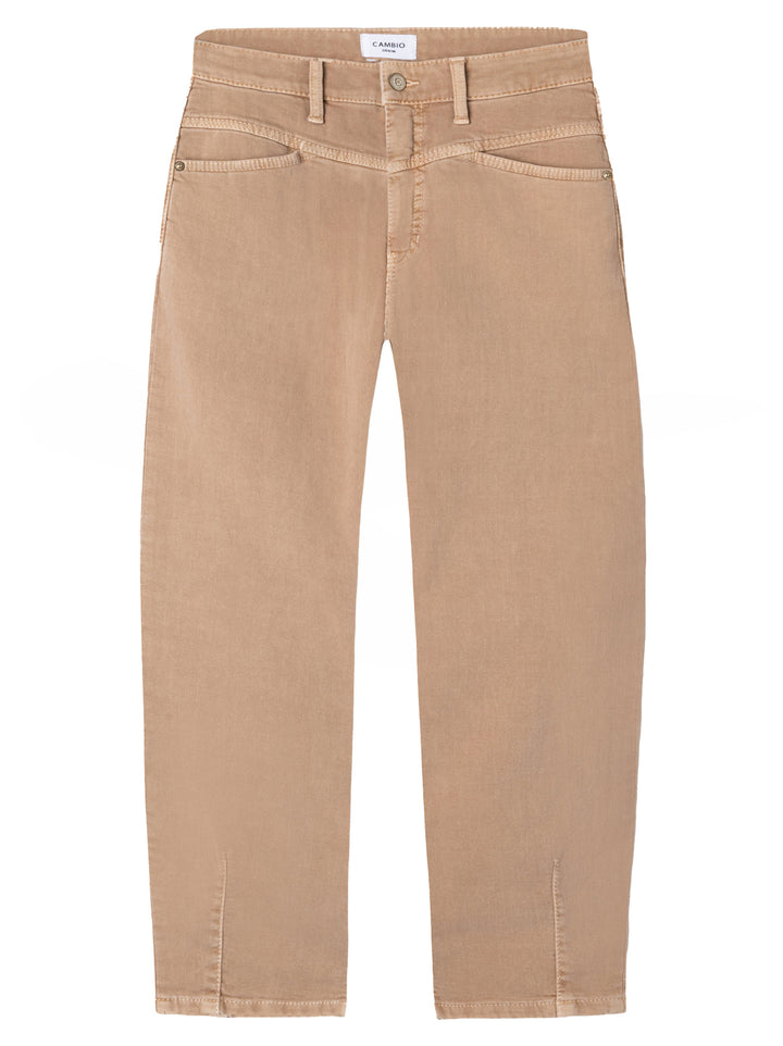 Cambio Elin Jeans – Beige-92% katoen, 6% elastomultiester, 2% elastaan-DAMES BROEKEN-Beige
