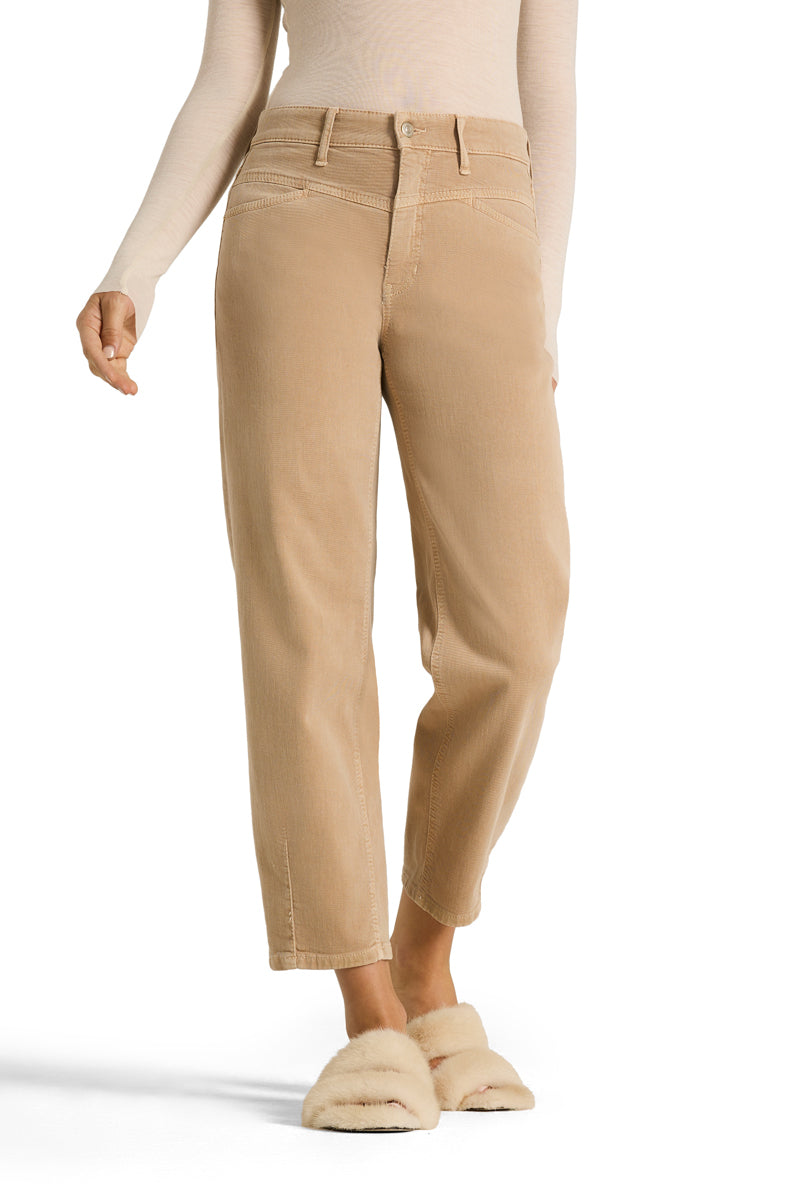 Cambio Elin Jeans – Beige-92% katoen, 6% elastomultiester, 2% elastaan-DAMES BROEKEN-Beige