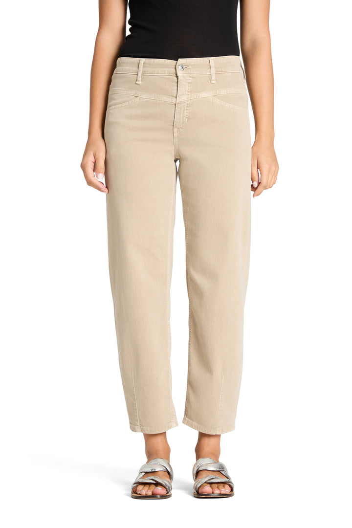 Cambio Elin Jeans – Beige-94% katoen, 4% elastomultiester 2% elastaan-DAMES BROEKEN-Beige