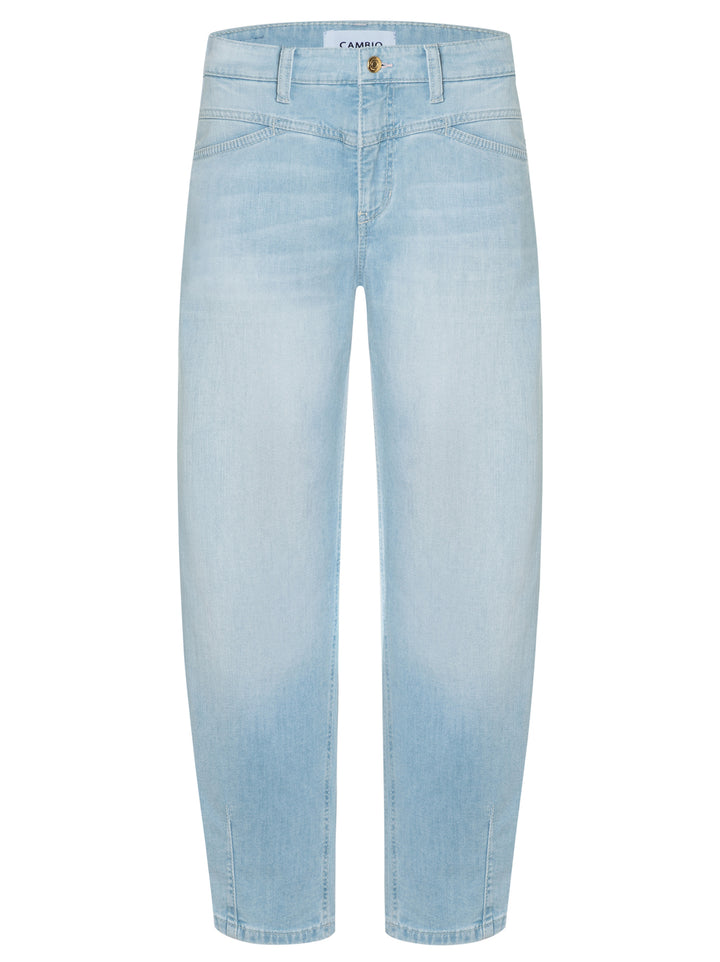 Cambio Elin Jeans – Blauw-92% katoen, 6% elastisch polyamide, 2% elastaan-DAMES BROEKEN-Blauw