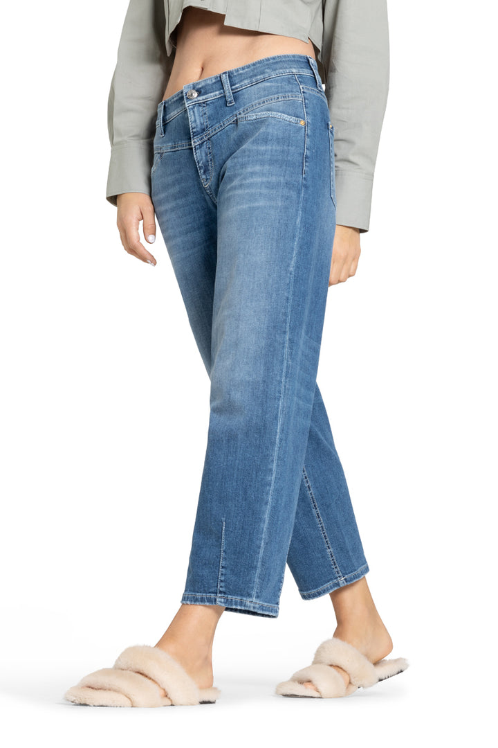 Cambio Elin Jeans – Blauw-92% katoen, 6% elastomultiester, 2% elastaan-DAMES BROEKEN-Blauw