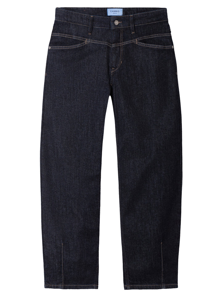 Cambio Elin jeans – Blauw-93% katoen, 5% polyester, 2% elastaan-DAMES BROEKEN-Blauw