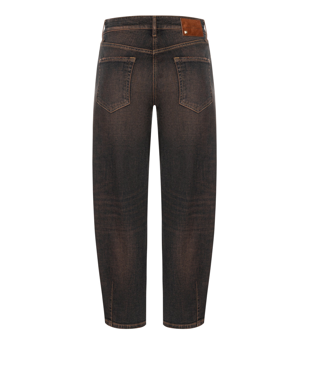 Cambio Elin Jeans – Bruin-98% katoen, 2% elastaan-DAMES BROEKEN-Bruin