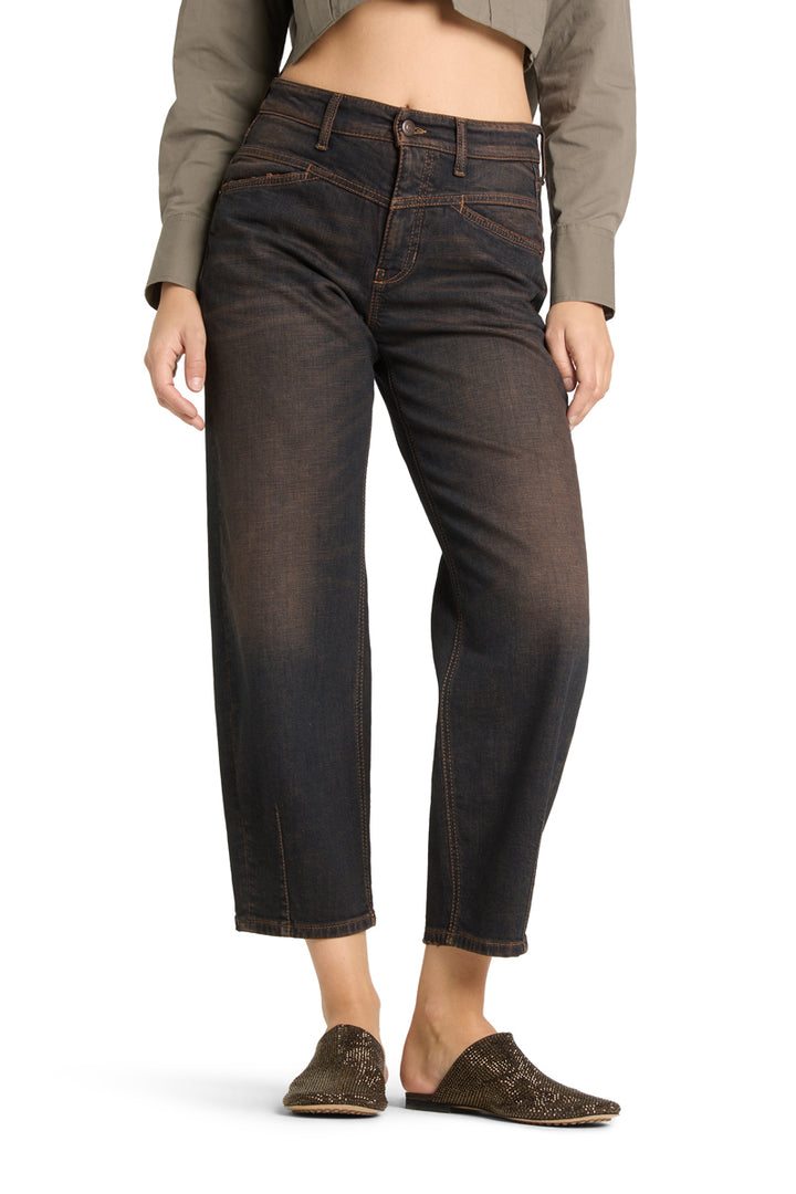 Cambio Elin Jeans – Bruin-98% katoen, 2% elastaan-DAMES BROEKEN-Bruin