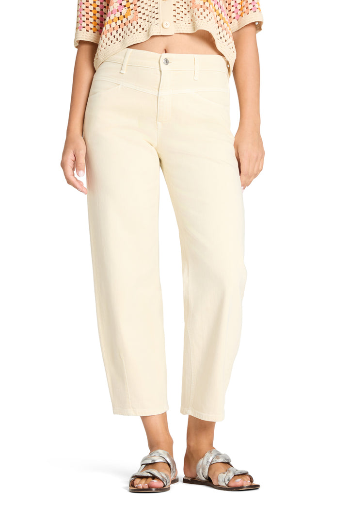 Cambio Elin jeans – Geel-94% katoen, 4% elastomultiester 2% elastaan-DAMES BROEKEN-Geel