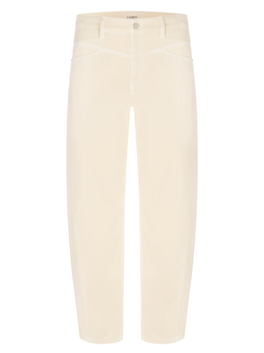 Cambio Elin jeans – Geel-94% katoen, 4% elastomultiester 2% elastaan-DAMES BROEKEN-Geel