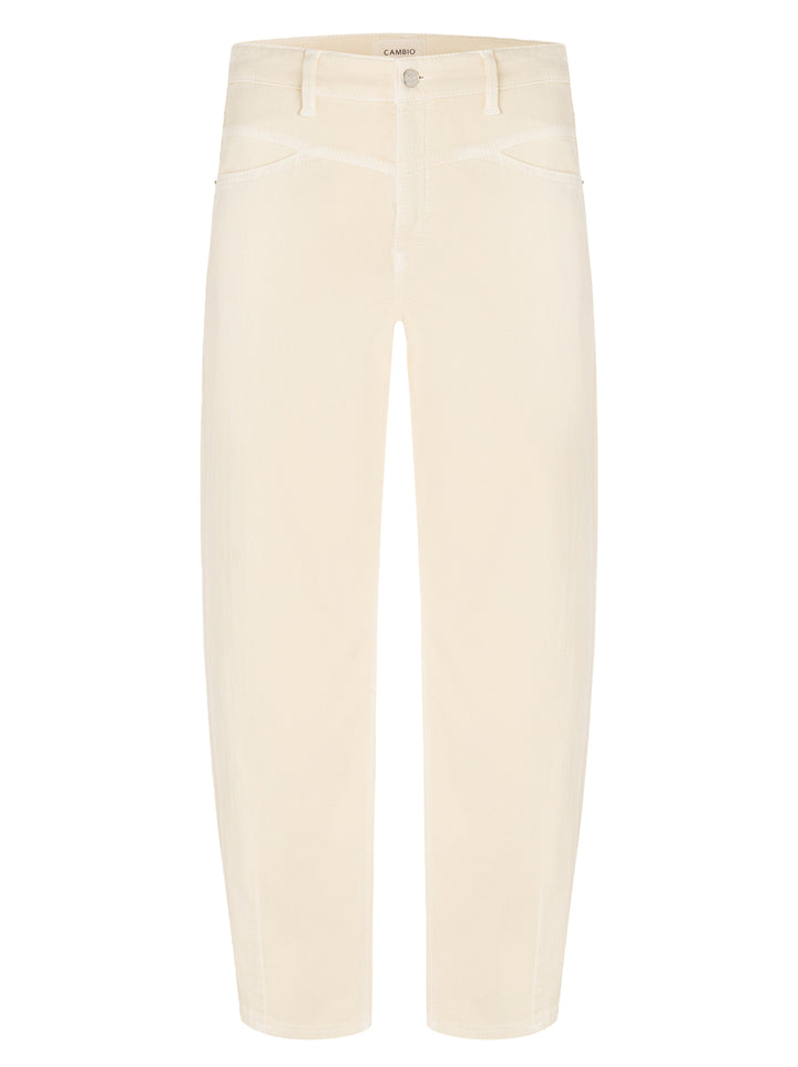 Cambio Elin jeans – Geel-94% katoen, 4% elastomultiester 2% elastaan-DAMES BROEKEN-Geel