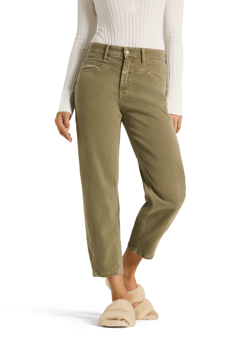 Cambio Elin Jeans – Groen-92% katoen, 6% elastomultiester, 2% elastaan-DAMES BROEKEN-Groen