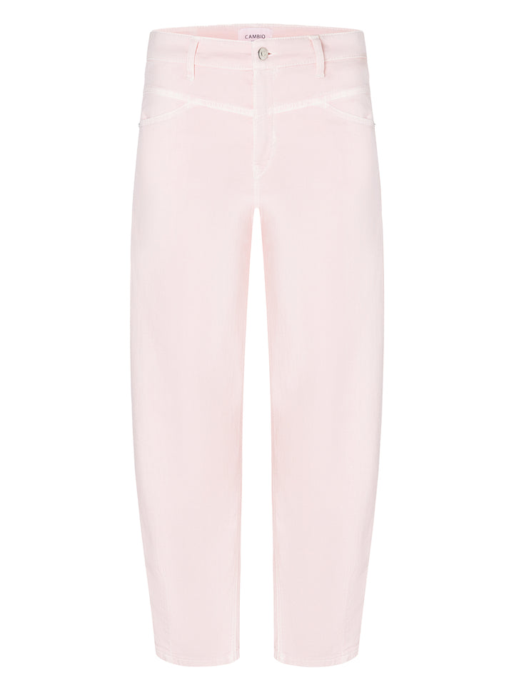 Cambio Elin jeans – Roze-94% katoen, 4% elastomultiester 2% elastaan-DAMES BROEKEN-Roze