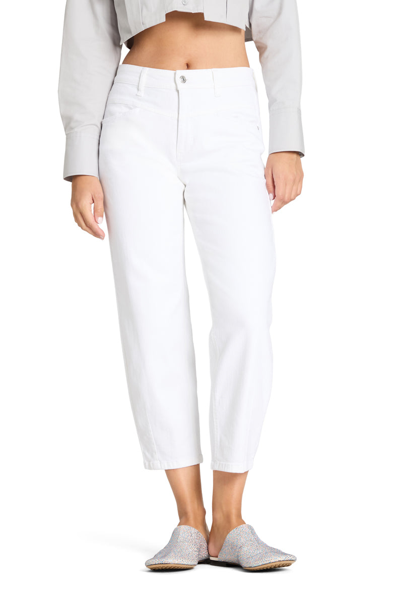 Cambio Elin Jeans – Wit-92% katoen, 6% elastisch polyamide, 2% elastaan-DAMES BROEKEN-Wit