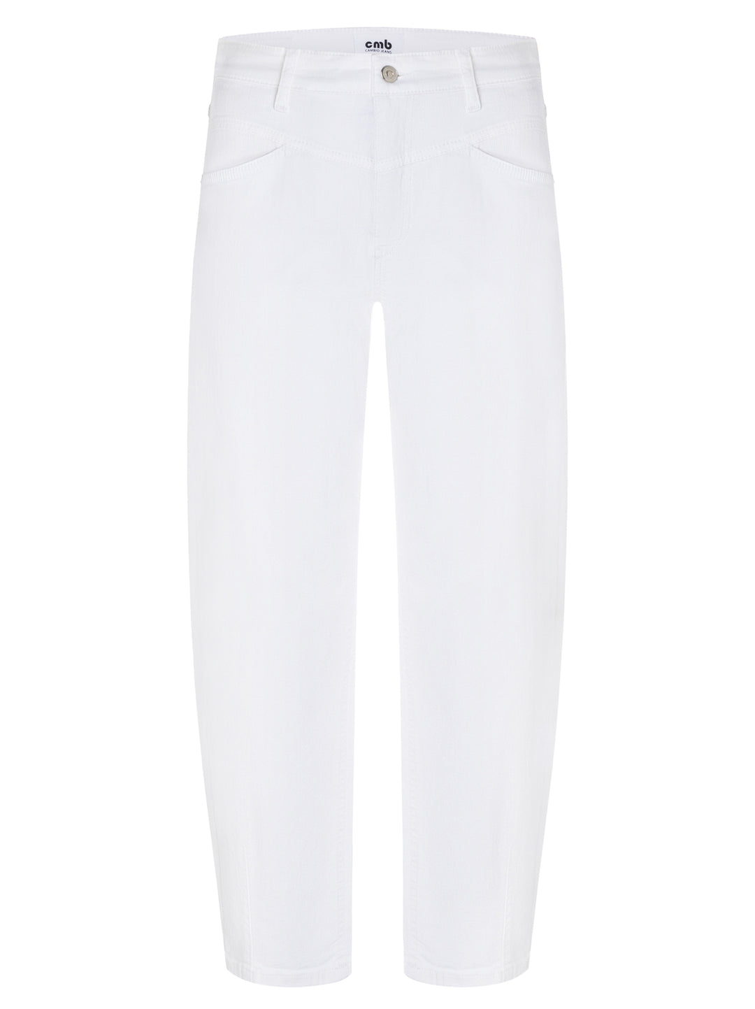 Cambio Elin Jeans – Wit-92% katoen, 6% elastisch polyamide, 2% elastaan-DAMES BROEKEN-Wit