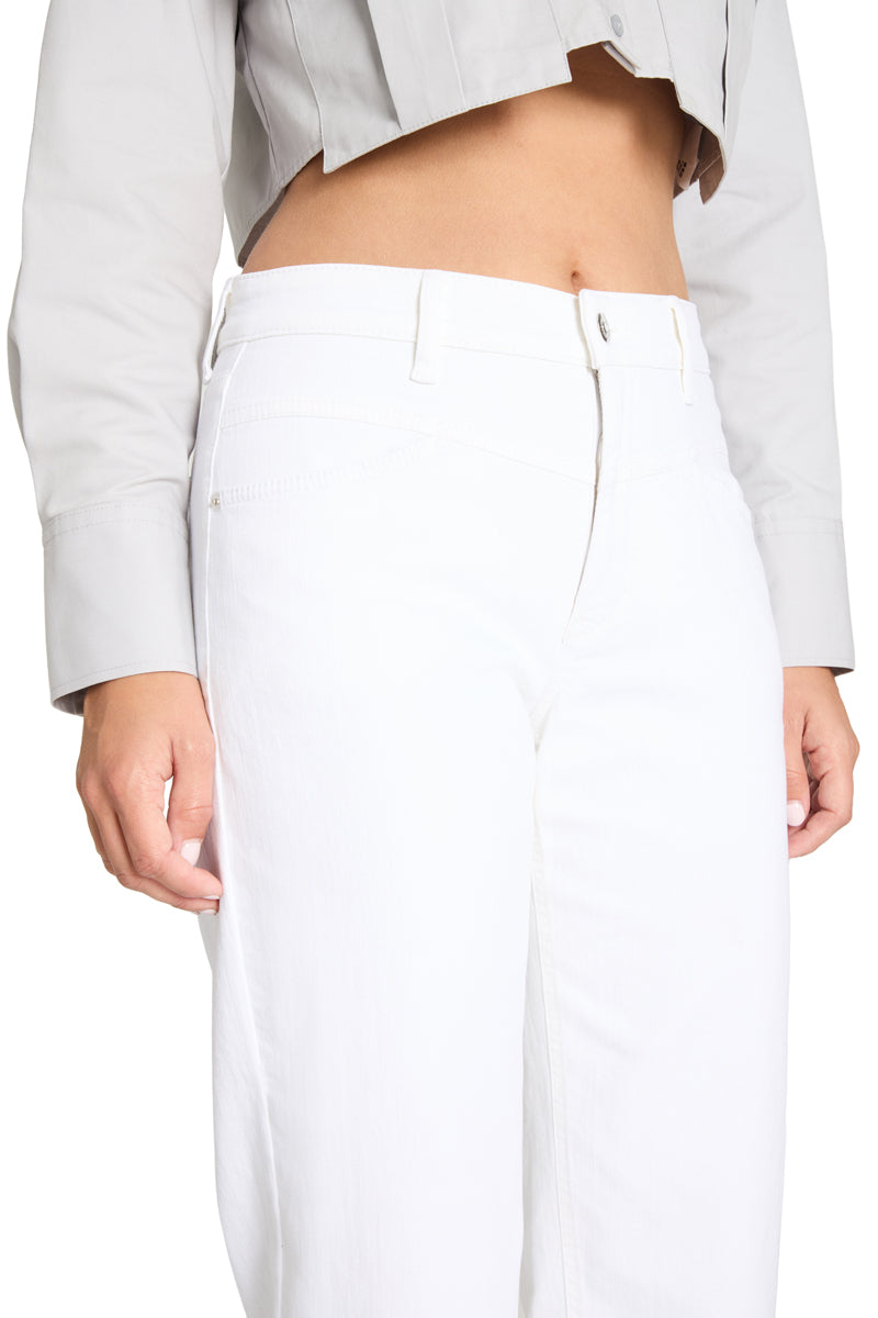 Cambio Elin Jeans – Wit-92% katoen, 6% elastisch polyamide, 2% elastaan-DAMES BROEKEN-Wit