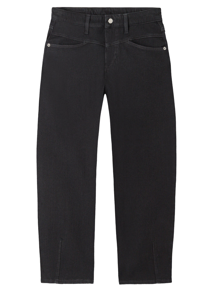 Cambio Elin Jeans – Zwart-77% katoen, 18% polybutyleentereftalaat, 5% elastaan -DAMES BROEKEN-Zwart