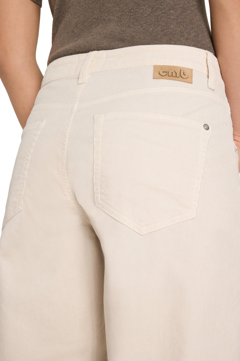 Cambio Elin Pantalon – Beige-97% katoen, 3% elasthaan-DAMES BROEKEN-Beige