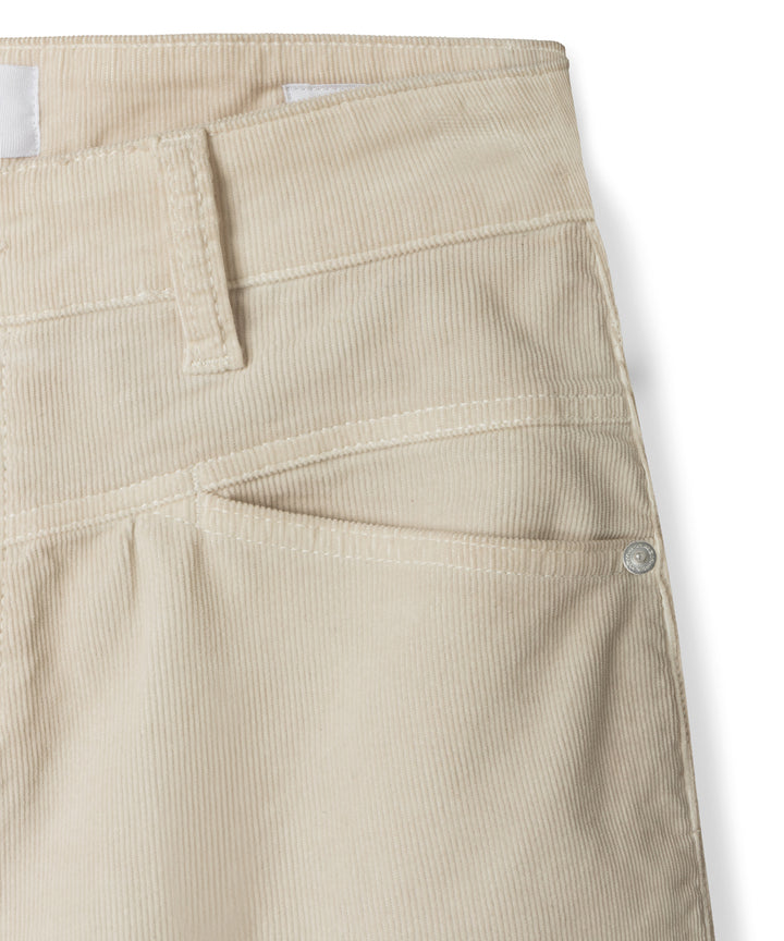 Cambio Elin Pantalon – Beige-97% katoen, 3% elasthaan-DAMES BROEKEN-Beige