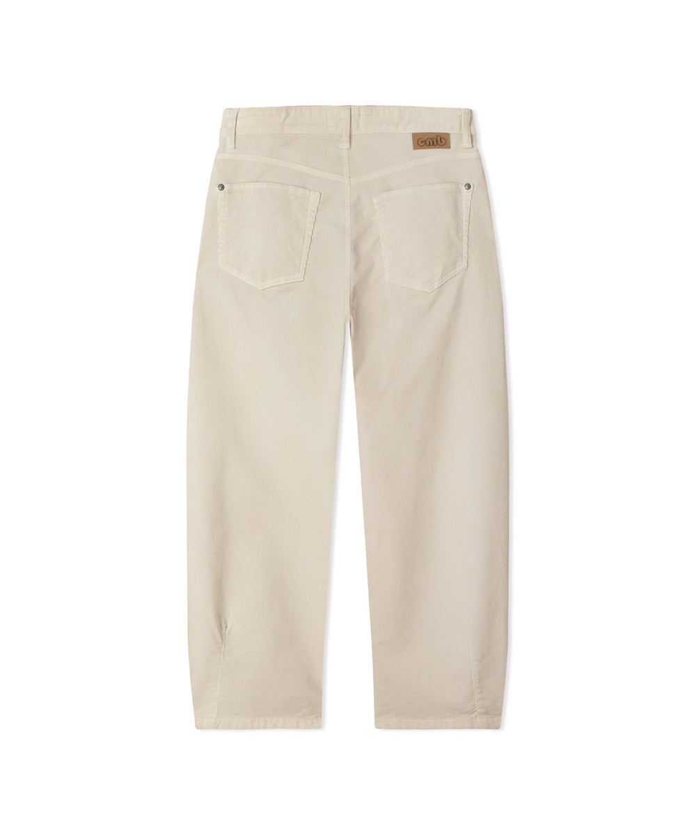 Cambio Elin Pantalon – Beige-97% katoen, 3% elasthaan-DAMES BROEKEN-Beige