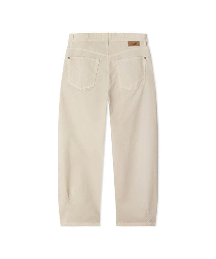 Cambio Elin Pantalon – Beige-97% katoen, 3% elasthaan-DAMES BROEKEN-Beige