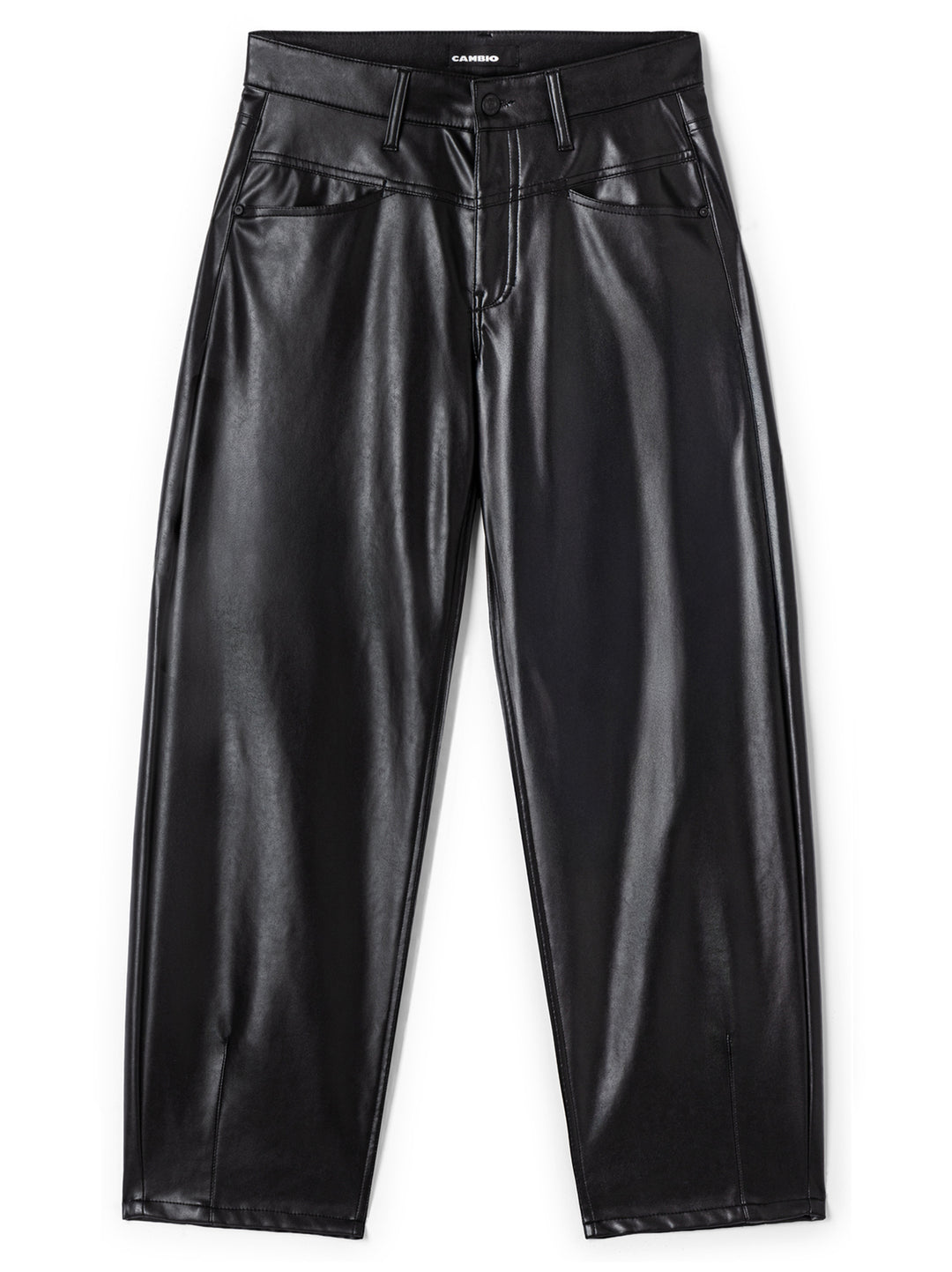 Cambio Elin Pantalon – Zwart-50% polyurethaan, 50% polyamide-DAMES BROEKEN-Zwart