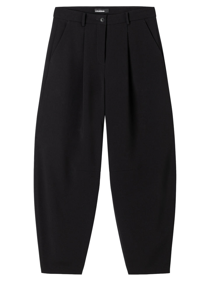 Cambio Elise Pantalon – Zwart-70% triacetaat, 30% polyester-DAMES BROEKEN-Zwart