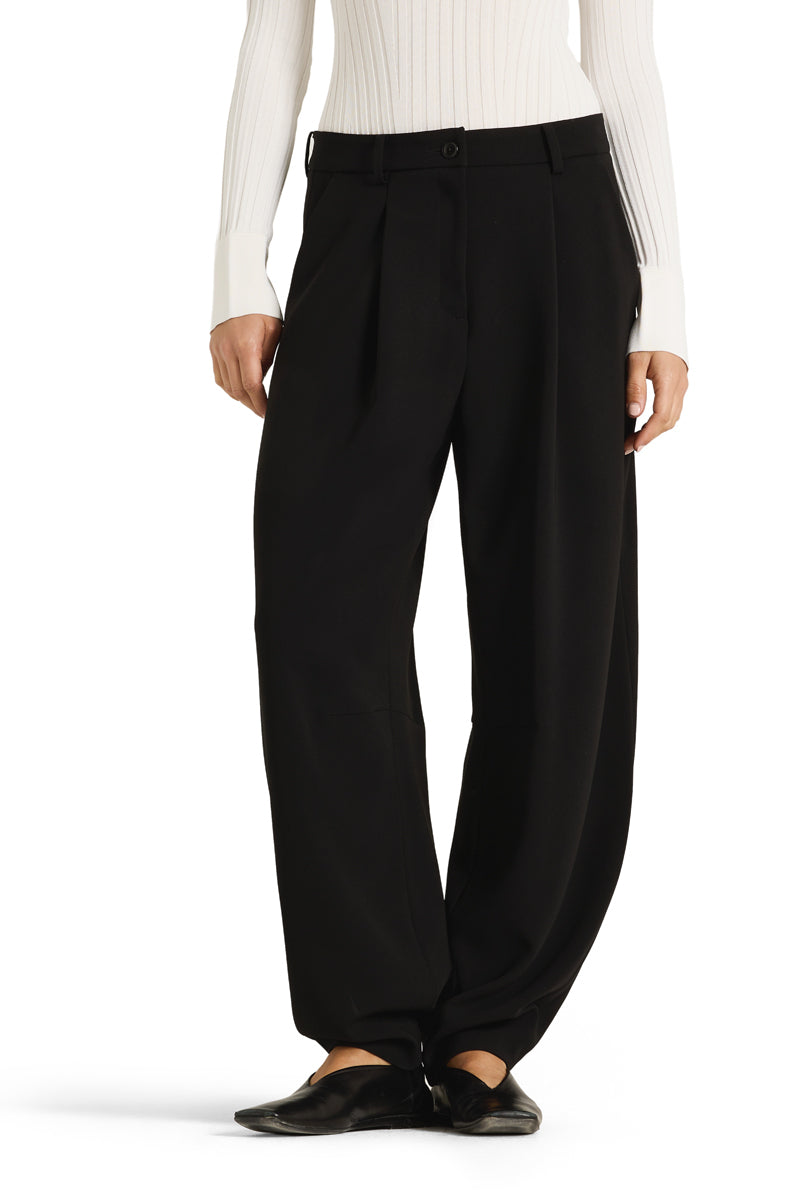 Cambio Elise Pantalon – Zwart-70% triacetaat, 30% polyester-DAMES BROEKEN-Zwart